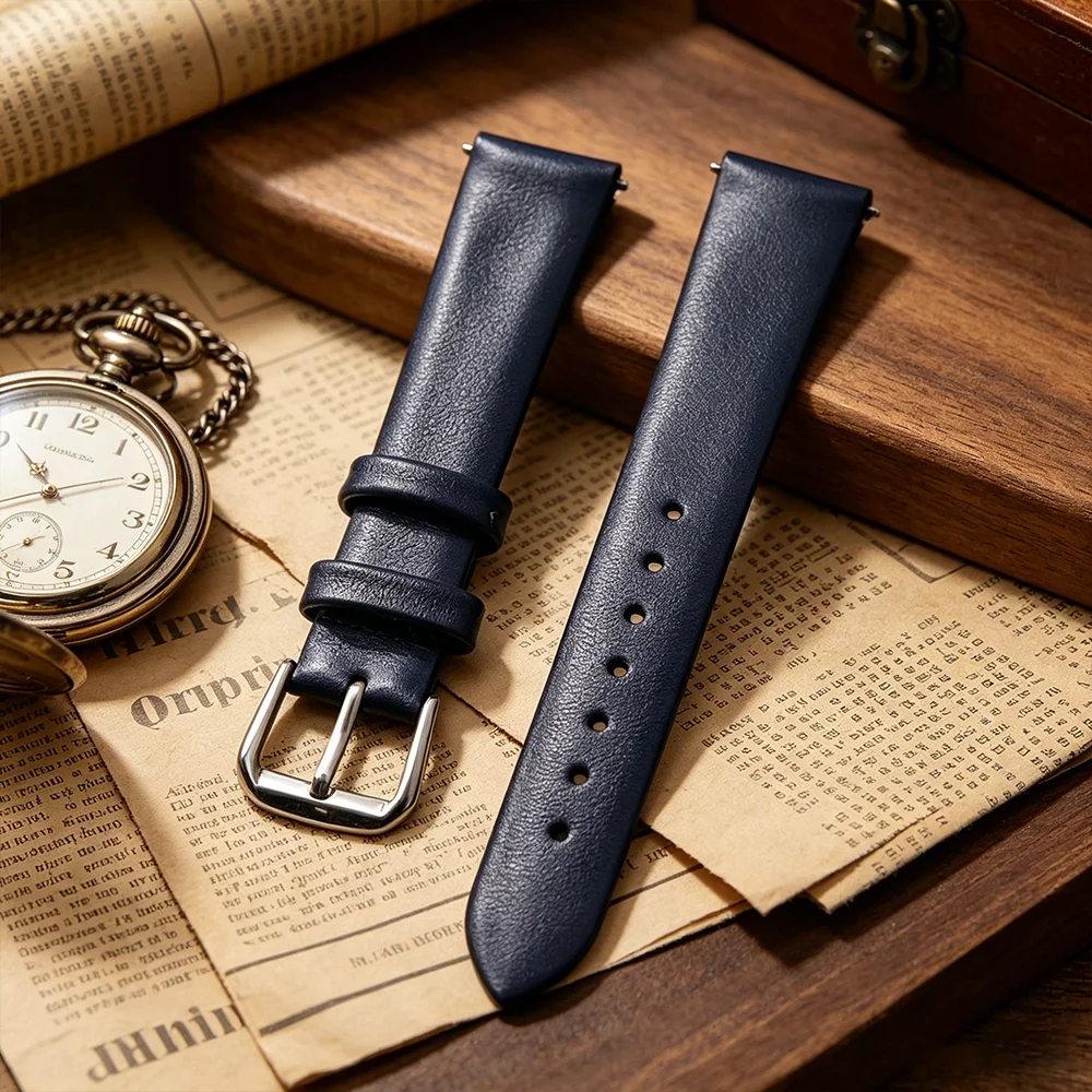 สายนาฬิกาหนังนิ่มบางเฉียบ สายร - Smartwatch Slim Watches For Men บทวิจารณ์และราคา