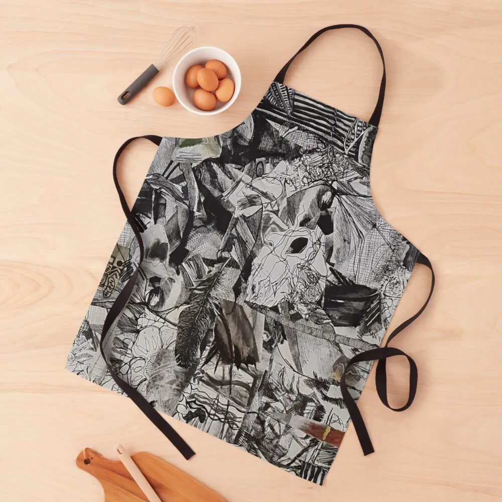 

Drawing Coat Apron Kitchen Apras Man Cute Kitchen Accessories Men's Kitchen Apron