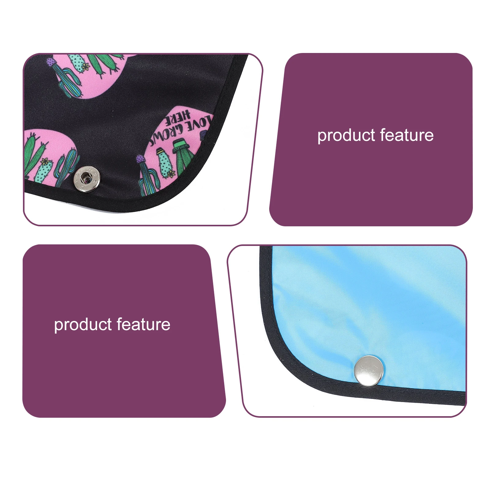 

Waterproof Elderly Bib Mealtime Clothes Protector Reusable OilProof Adult Apron Adjustable Design Tarpaulin Material