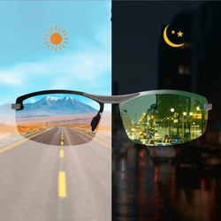 Day and Night Vision Sunglasses Polarized Smart Photochromic Sun Glasses for Man Woman Camping Fishing Driving Climbing Cycling