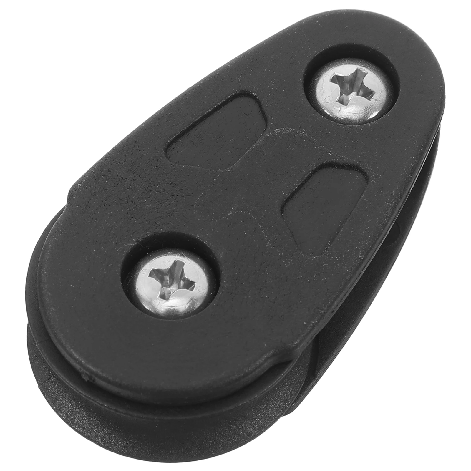 

Kayak Pulley System Nylon Wheel Black Marine Flat Heavy Duty for Canoe Sailboat Water Sports Equipment Low Friction