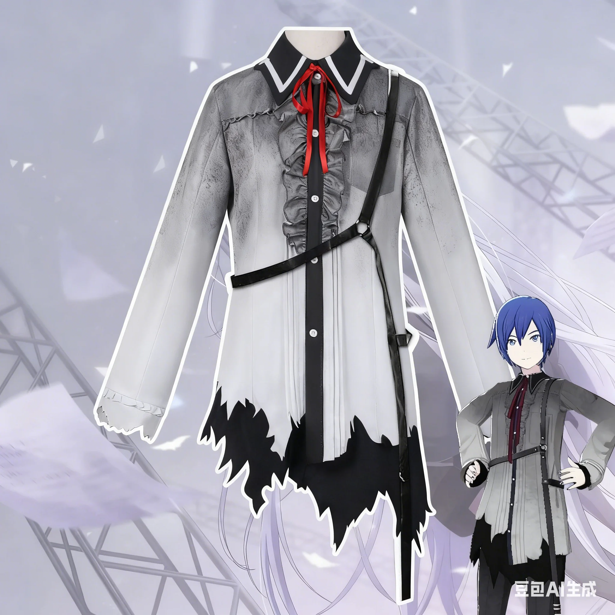 

Аниме KAITO Косплей Костюм Проект Sekai Красочная сцена! Косплей Симпатичная униформа KAITO KAITO Хэллоуин Ролевая игра