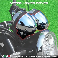 WOOGA Meter Lower Cover For Kawasaki Z900RS / Cafe 2018-2024 Instrument Panel Plated Chrome Plating Meter Lower Case