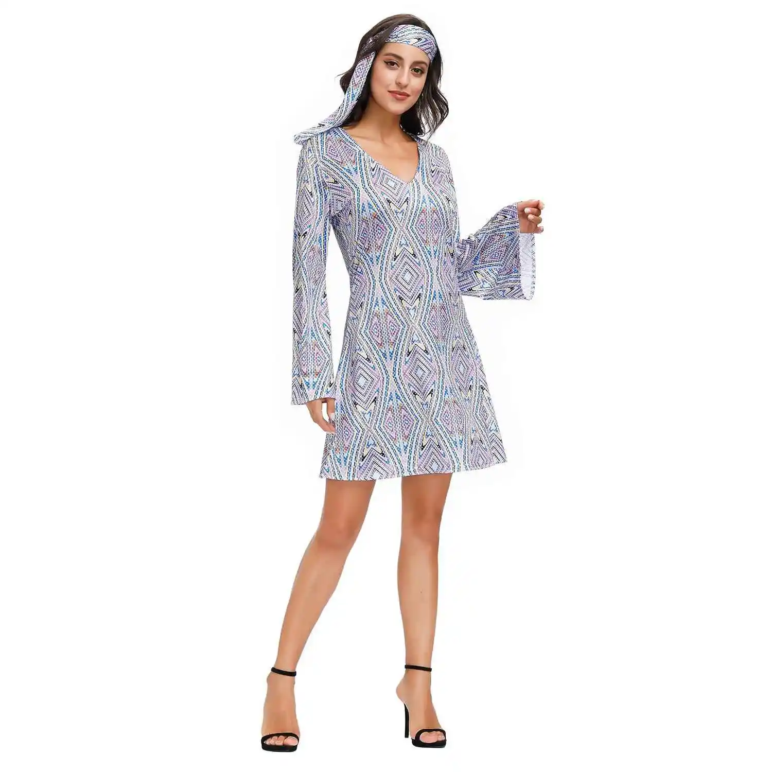 Traje de palco árabe loween retro discoteca desempenho roupas cosplay ow outfit cusizável feminino étnico faion