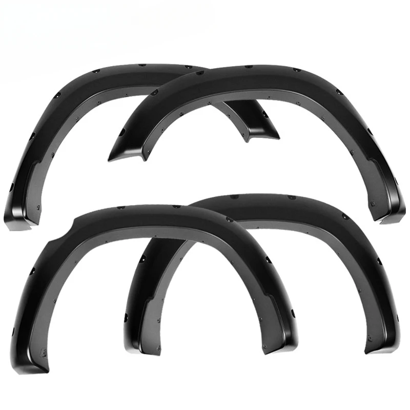 Heavy Duty Pocket Rivet Style Smooth Unpainted Flares Fit Ram 1500 2019-2025 Auto Exterior Body Accessories