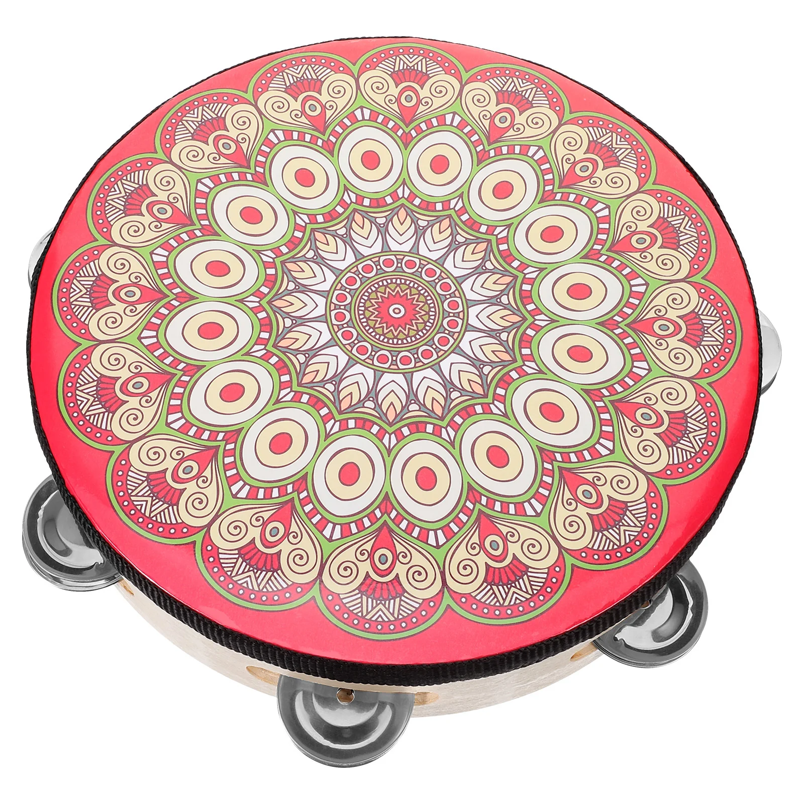 

Tambourine Drum Dance Single Row Drums for Kids Bohemian Tambourines Instrument Professional Toy