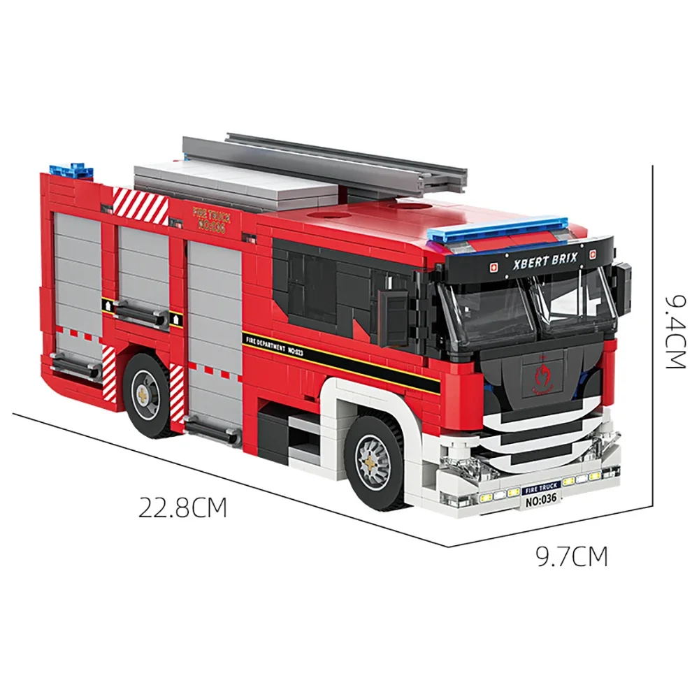 KNEW BUILT Europe Truck mit Container-Bausteinen – ideales Verkehrsspielzeug für Jungen, pädagogisches DIY-Puzzle und perfektes Geschenk für Kinder – Detail 16