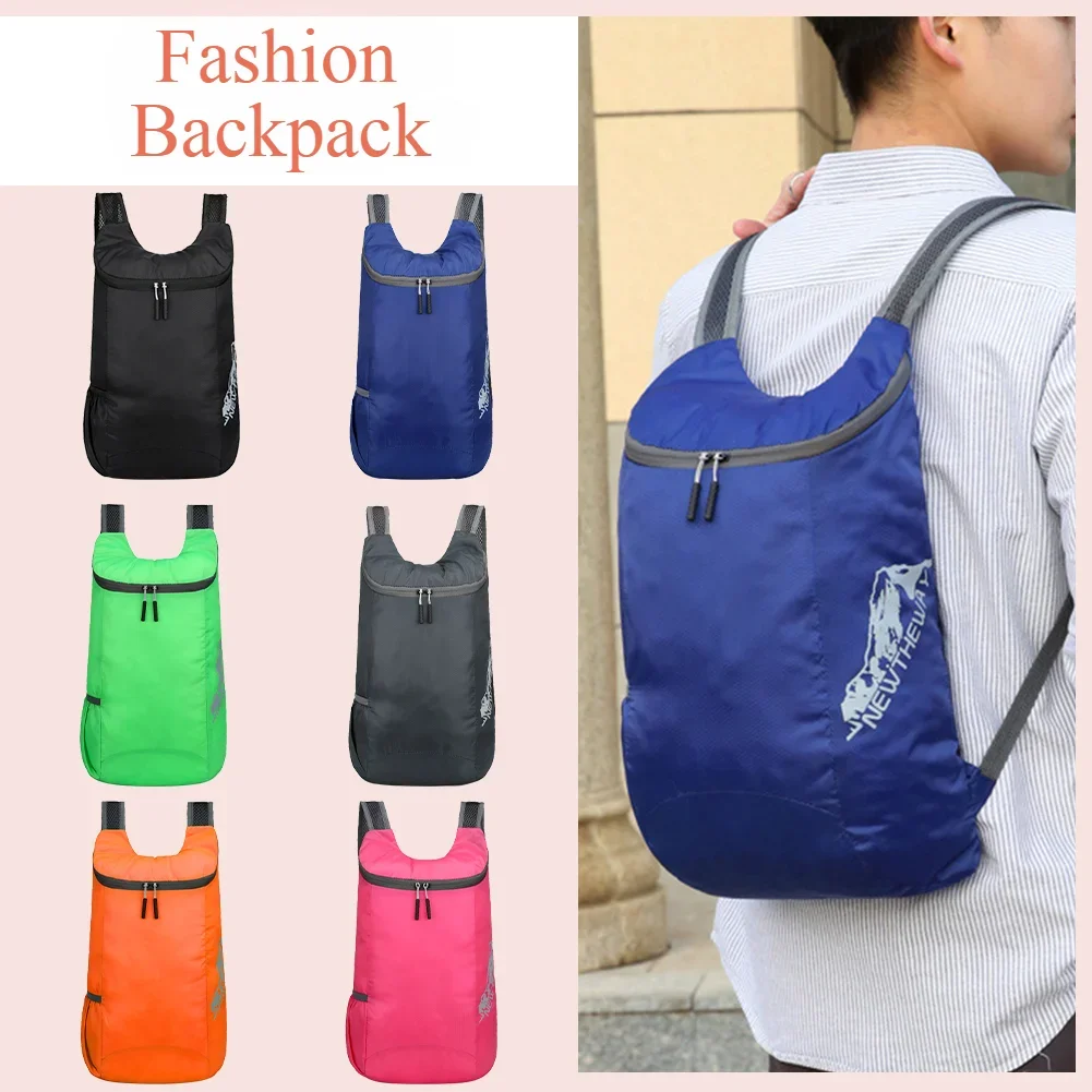 

Fashion Outdoor Foldable Backpack Portable Ultralight Waterproof Multifunctional Large Capacity Breathable Men Women Sports Bag