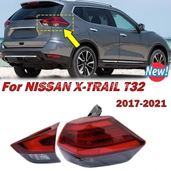 Car LED Tail Light For Nissan X-trail T32 2017 2018 2019 2020 2021 Rear Bumper Warning Brake Lamp Auto Parts Taillight Assembly