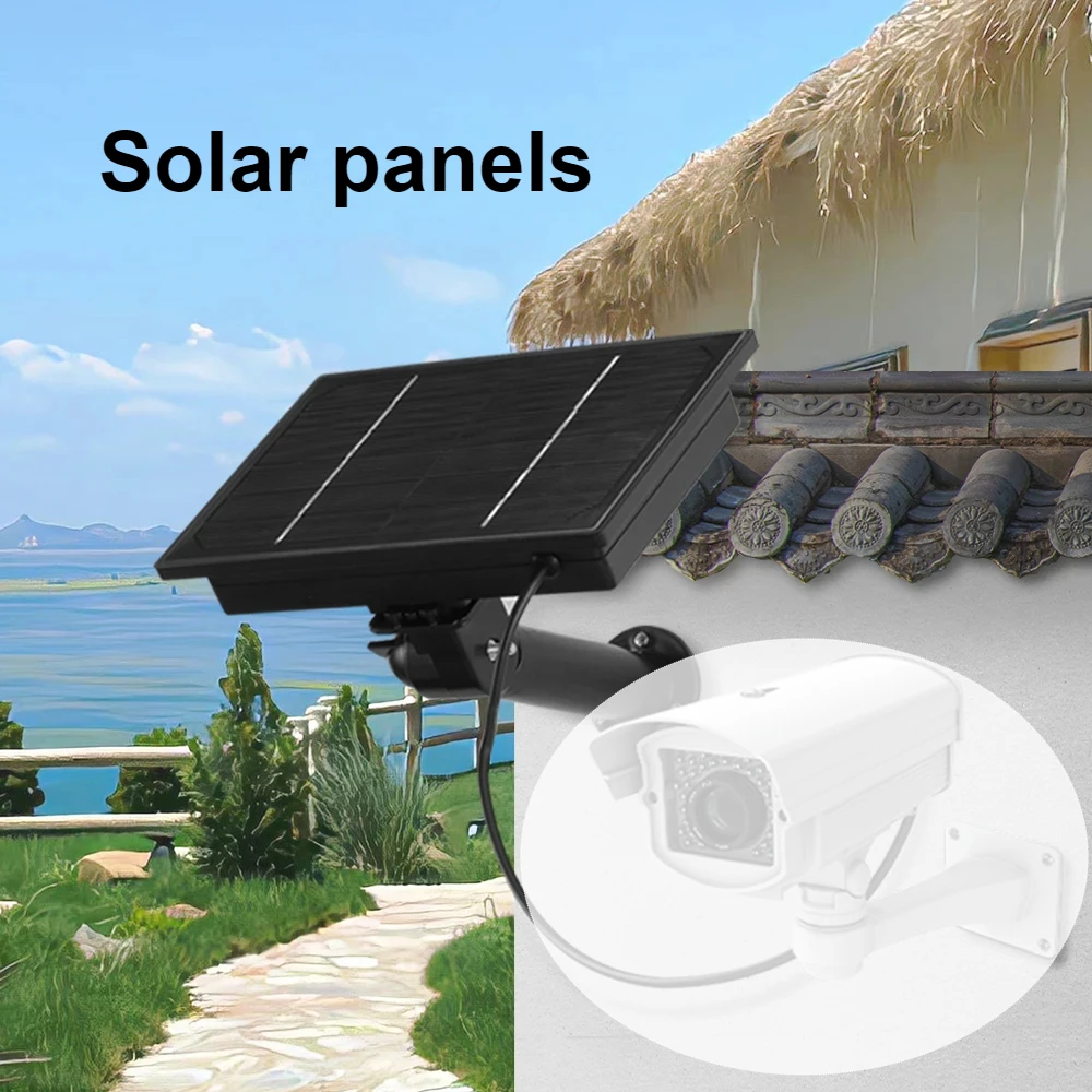 High-Efficiency 4W Solar Panel Kit, Includes Tripod Mount, Multiple Interfaces, 18000mAH Battery, and IP66 Waterproof