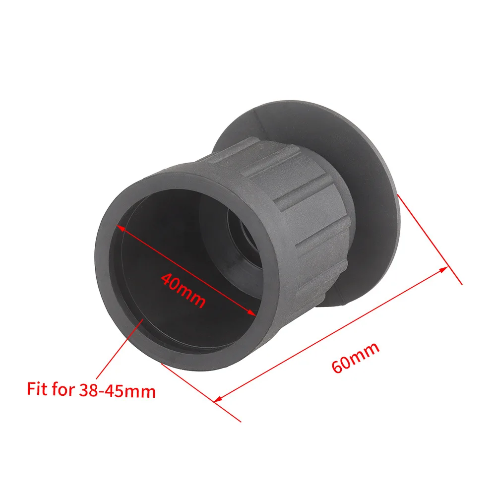 New Straight Tube Rubber Eye Shield Impact Resistant Scope Eyepiece Cover Universal Tactical CQB Airsoft Optic Toy Mod