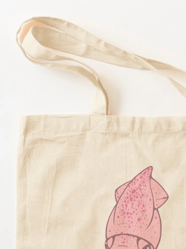 White Cat Wears Squid Hat Tote Bag personalized tote bag Reusable bags great bag the tote