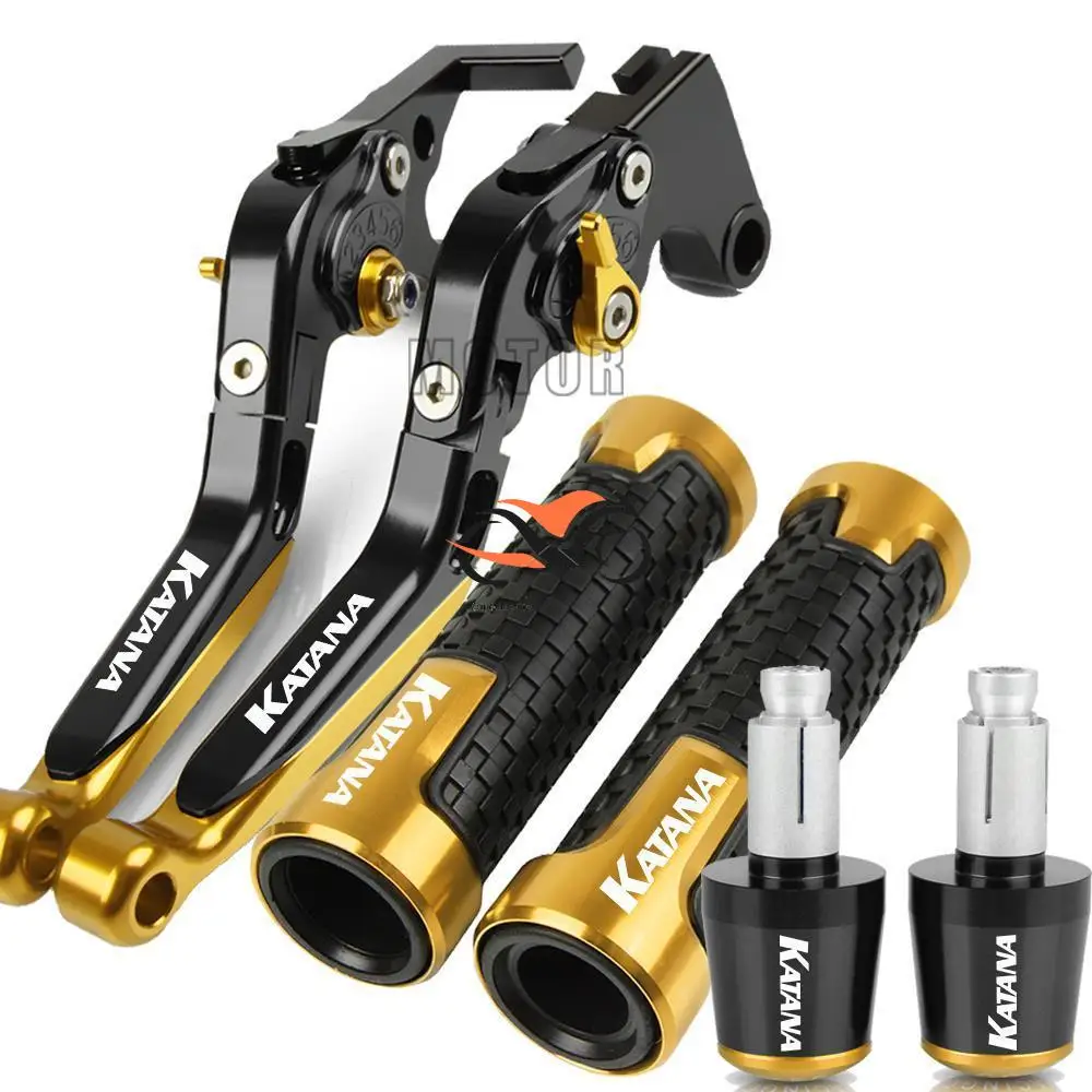 

For Suzuki GSX 600F 750F KATANA GSX600F GSX750F GSX 600 750 F 1989-2007 Motorcycle Folding Brake Clutch Levers & Handlebar grips