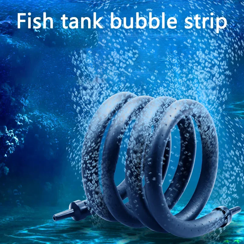 

1Pcs Aquarium Bubble Strip, Oxygen Diffuser Strip, Fish Tank Air Stone Bar, Silicone Aerating Bubble Hose