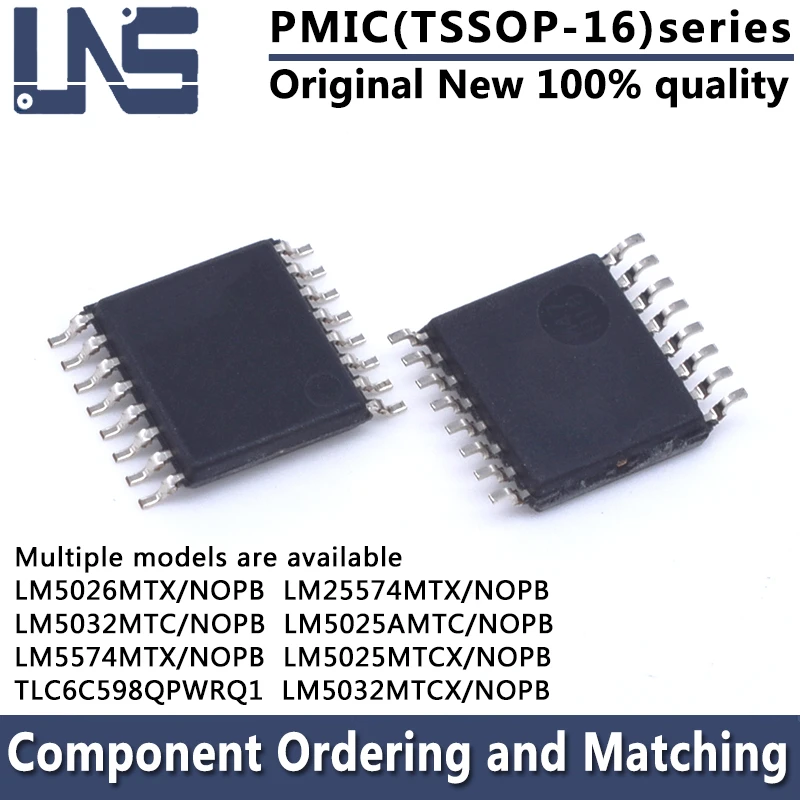 1PCS LM5026MTX/NOPB LM5032MTC/NOPB LM5574MTX/NOPB TLC6C598QPWRQ1 LM25574MTX/NOPB LM5025AMTC/NOPB LM5025MTCX/NOPB TSSOP-16 PMIC