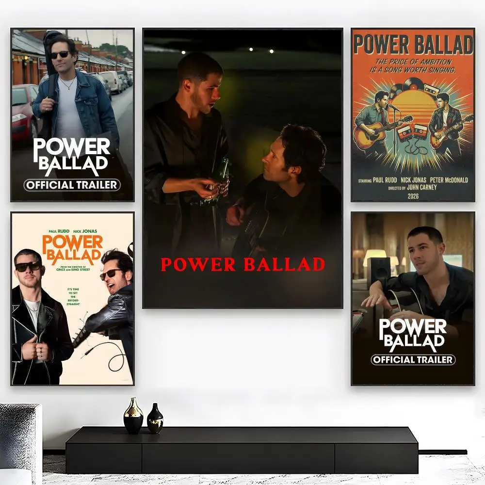 Rock Ballad P-Power Ballad Poster Wall art print art suitable for living room bedroom bar parlor home decor gift
