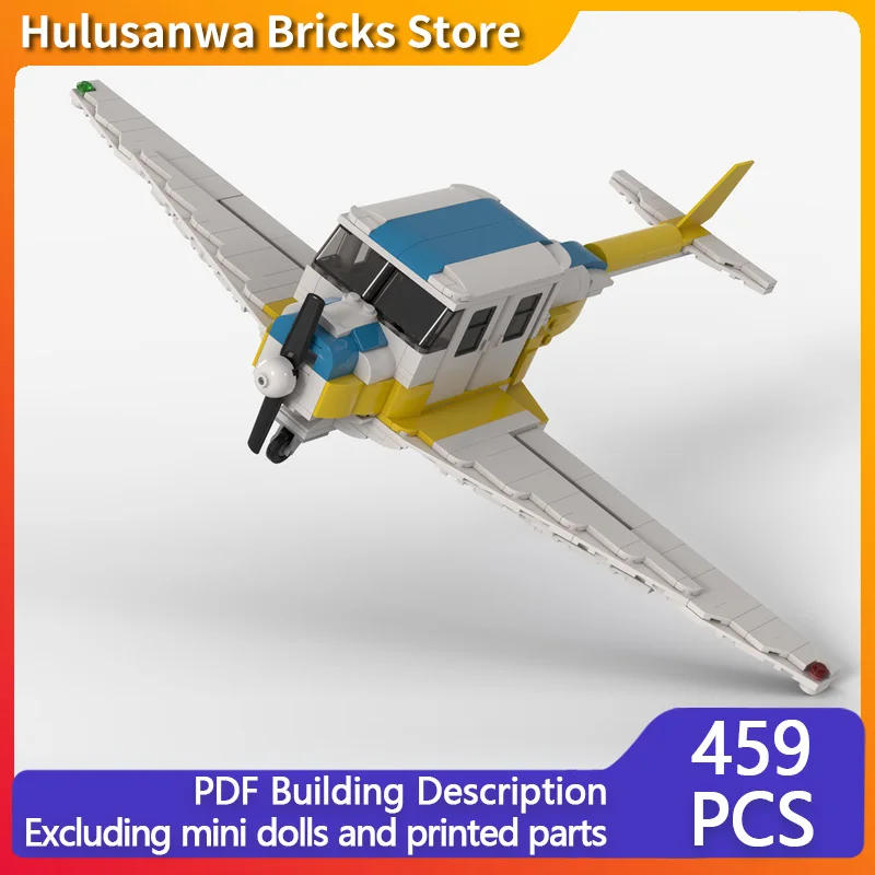 

Classic Small Plane Model MOC Building Bricks War Equipment Modular Technology Gifts Holiday Assemble Children Toys Suit