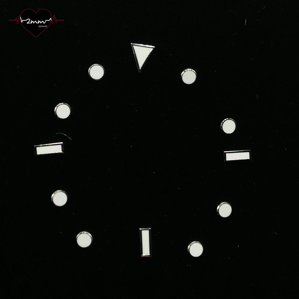 إكسسوارات الاتصال الهاتفي للساعة الرجالية ، مؤشر الساعة ، صانع الساعات ، الدبوس ، اللون الفضي ، الغواصة ، GMT ، المعدن