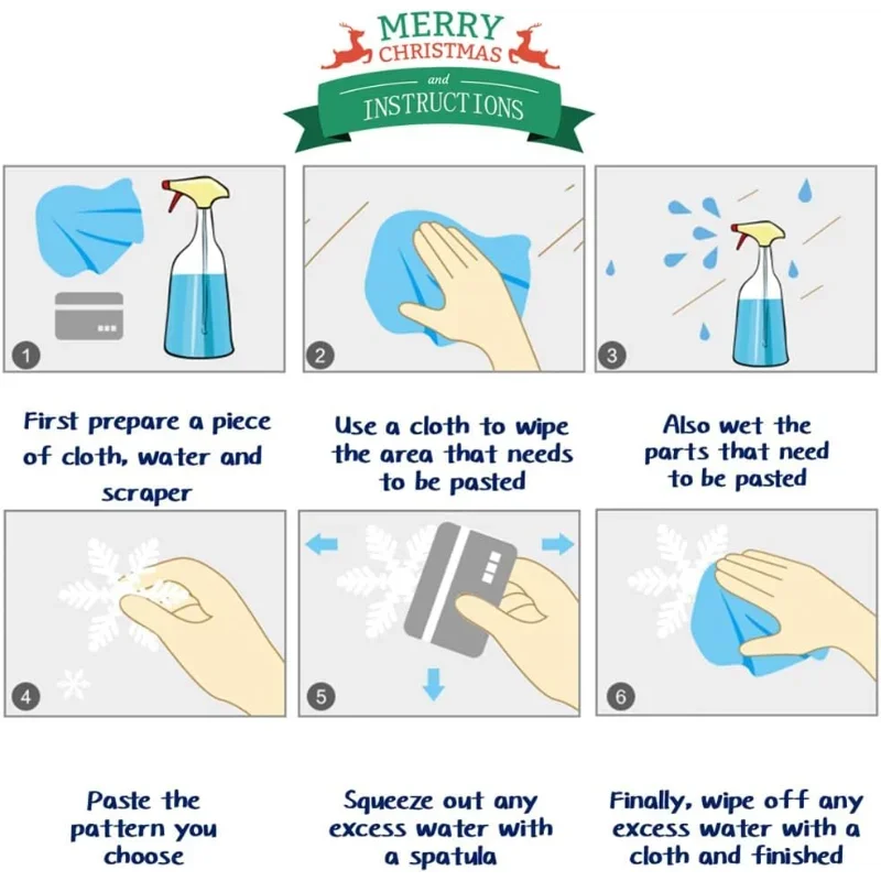 82 قطعة شارات عيد الميلاد زينة عيد الميلاد في الداخل عطلة ندفة الثلج سانتا كلوز الرنة الشارات للحزب #6