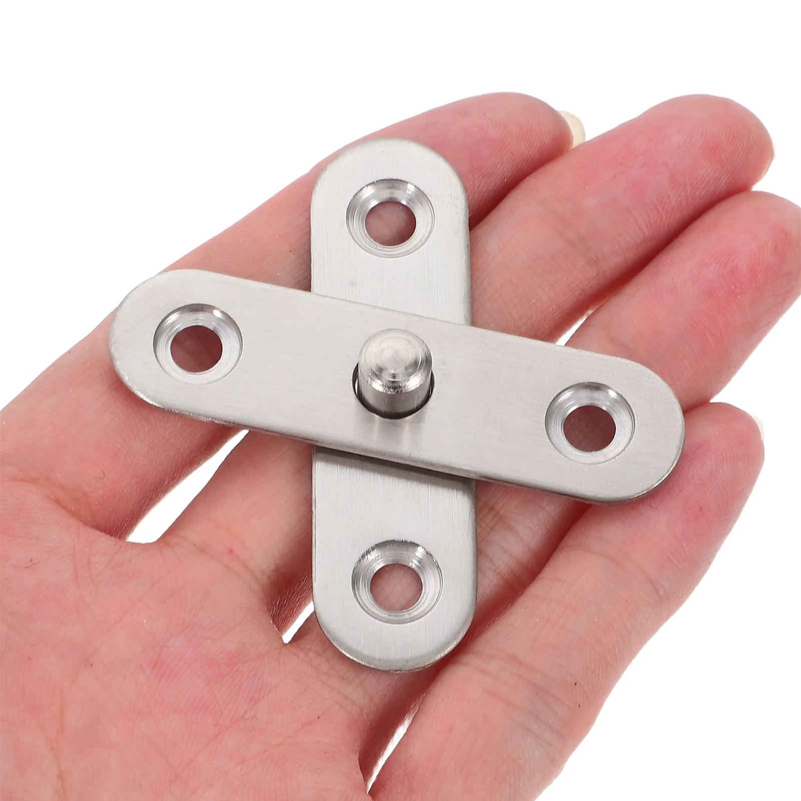 

20 Pcs Stainless Steel Pivot Hinges Hidden Door Hinges Rotating Hinges Rotatable Invisible Hinges For Cabinet Door Connector