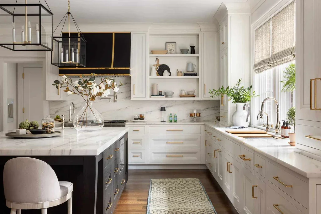 High End Solid Wood Kitchen Cabinet, Shaker Style, Modern Design, Modular Cabinets, Luxury Full Set Kitchen Furniture