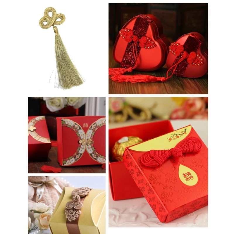 

Knot Tassels Fastener Buckle Buttons DIY Clothing Chinese Costume Decorations