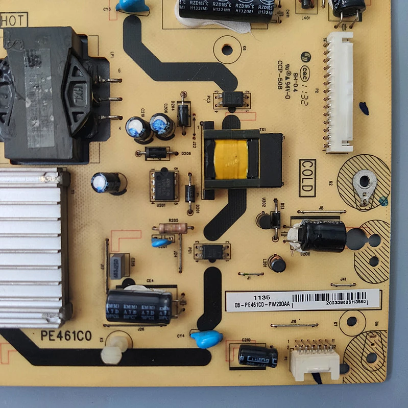 Genuine Original 08-PE461C0-PW200AA 40-E461C0-PWG1XG Power Supply Board is for LE40FHDE5200 LE40FHDE5200TAAA 40 Inch