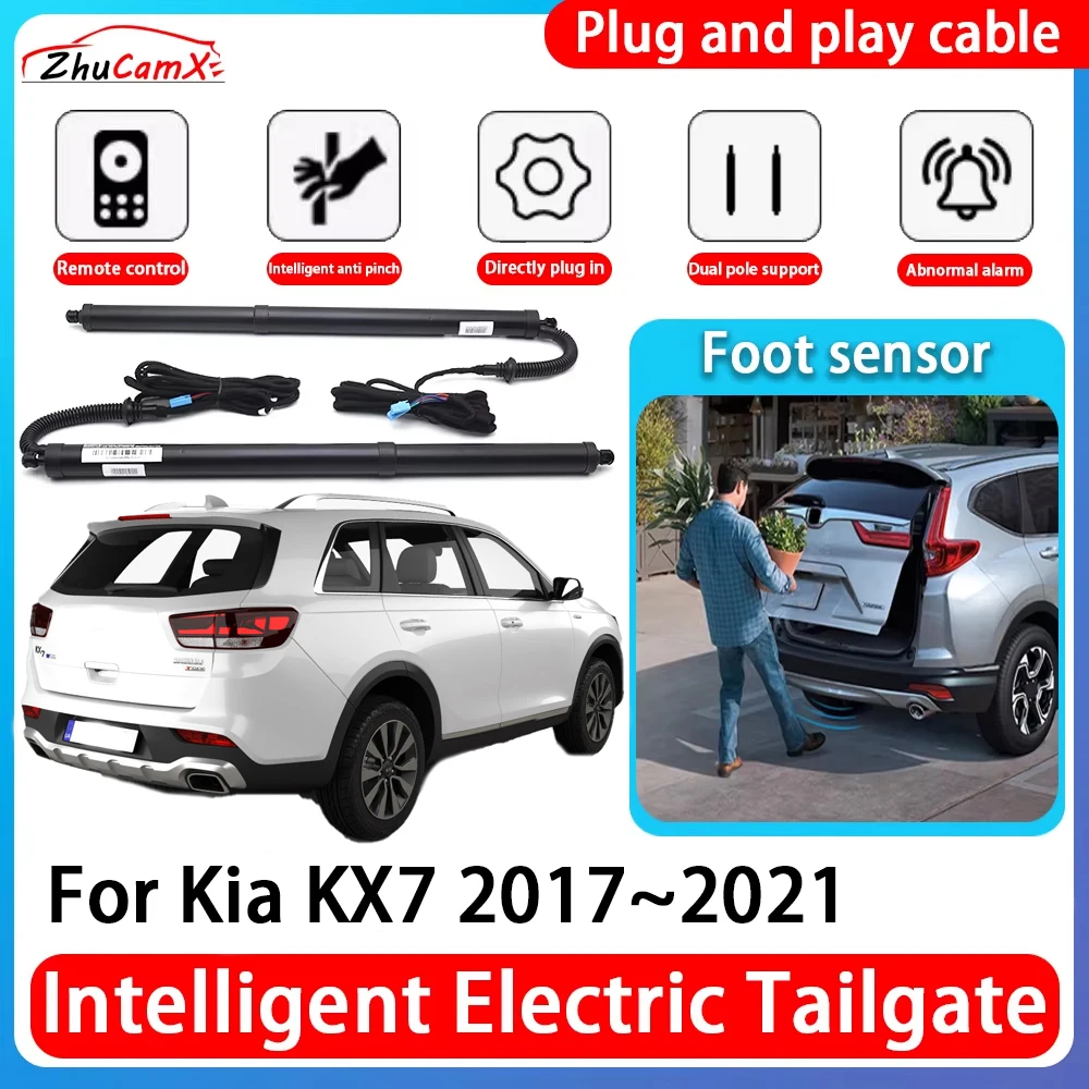 

ZhuCamX Car Power Trunk Electric Suction Tailgate Intelligent Tail Gate Lift Strut For Kia KX7 2017~2021