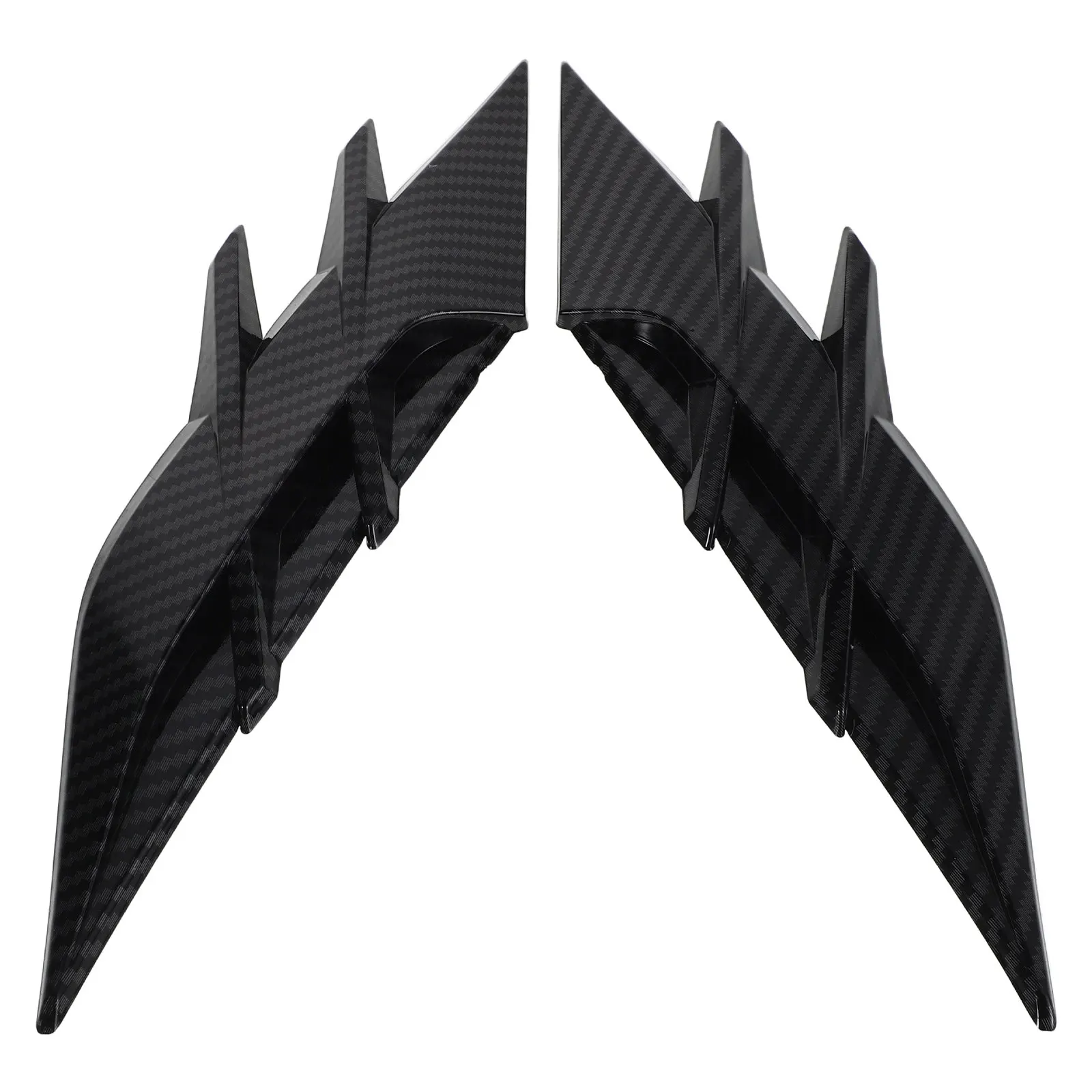 

1Pair Car Simulated Shark Gill Hood Vent Cover Sporty Air Intake Vent Trim Decorative Hood Scoop Grille Universal Fit for Suv