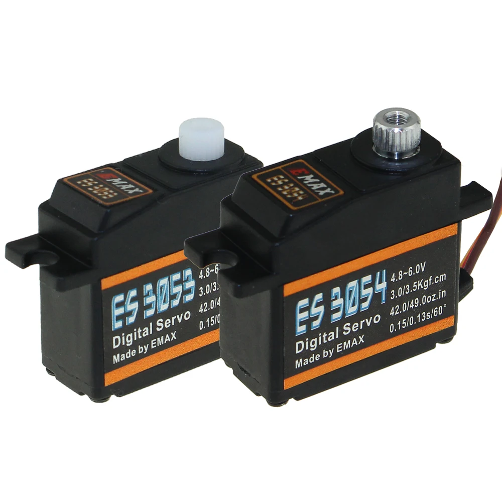 EMAX Digital Metal Servo ES3003 ES3053 ES3054 17g Metal Gear for RC FPV Fixed Wing Airplane