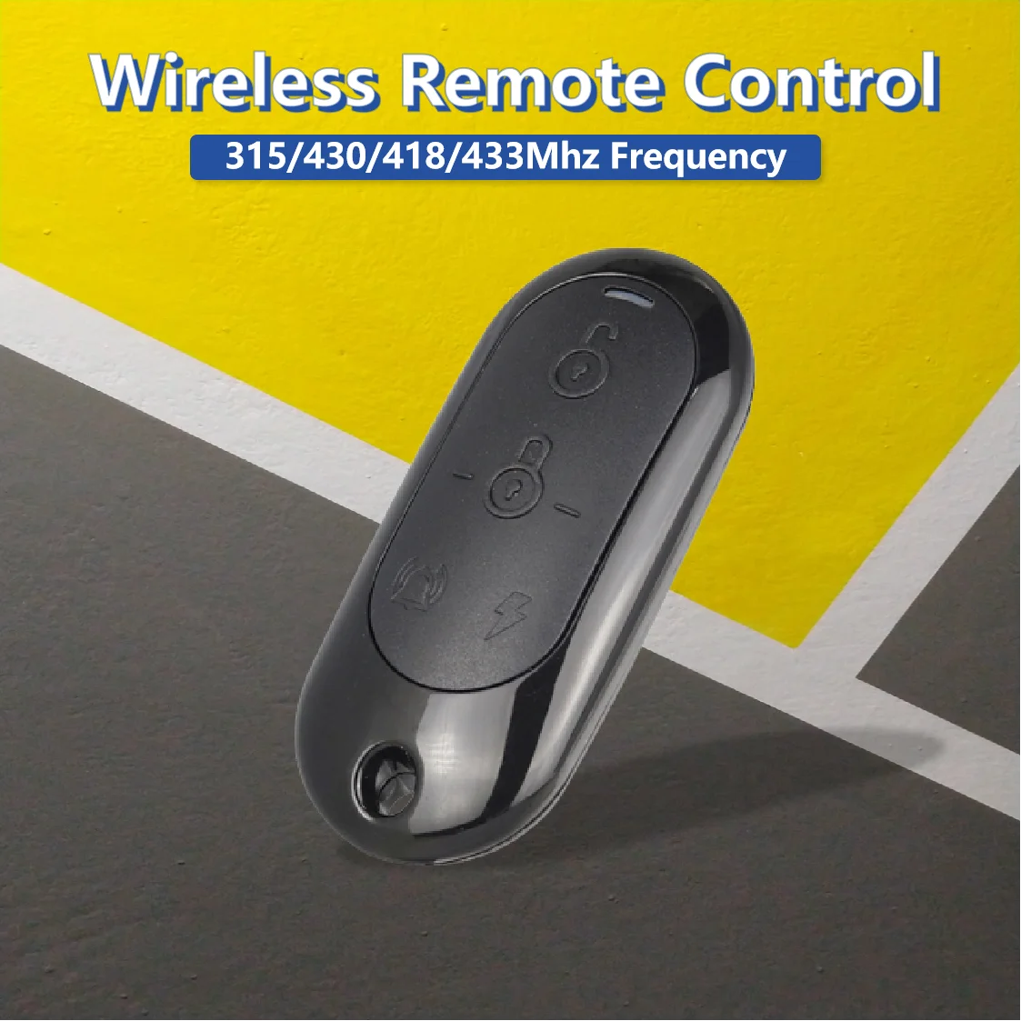 315MHz/433MHz RF Copy Remote Control 4CH 433.92MHz/315MHz/418MHz/430MHz 4 Button Car Key Garage Door Opener Remote Control