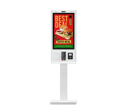 21.5 Inch Self Service Ordering Kiosk Scan Code POS All in One Touch Cash Register