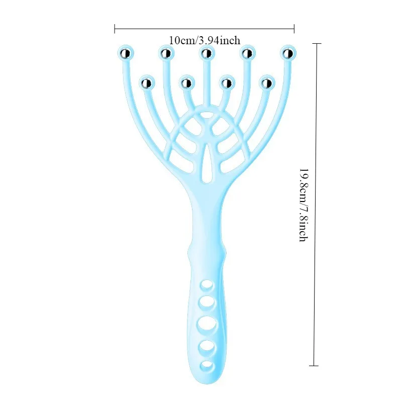 9 مخالب تدليك للعناية بالشعر، استرخاء الإجهاد العميق، هدية للآباء في المكتب والمنزل والمنتجعات الصحية