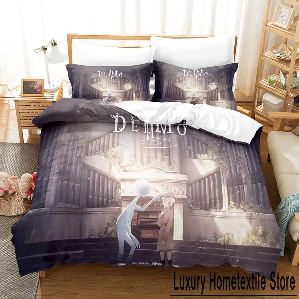 Game DEEMO II Bedding Set Single Twin Full Queen King Size Bed Set Adult Kid Bedroom Duvet cover Sets 3D Anime Bed Sheet Set