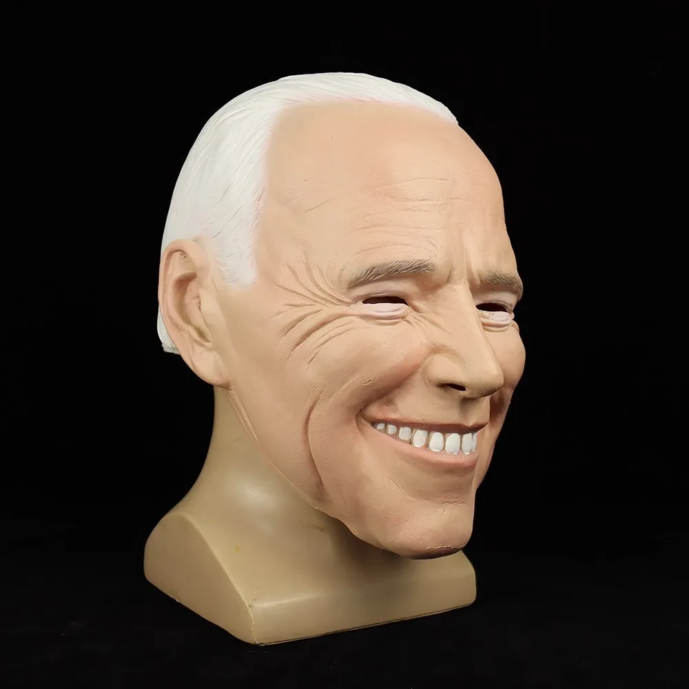 Joe Biden 2020เลือกตั้งประธานาธิบดีแคมเปญ Vote สำหรับ Joe Biden หน้ากากหมวกกันน็อกฮาโลวีน Masque เครื่องแต่งกาย Props