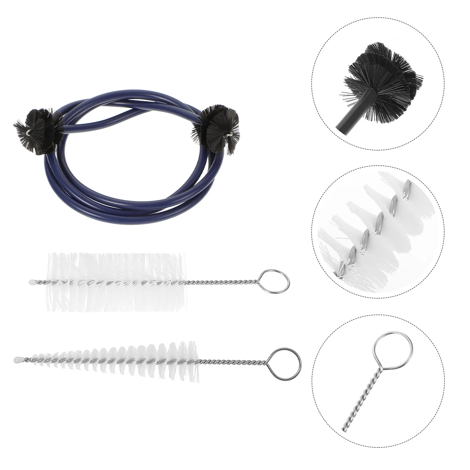 

1 set 1 Set Cleaning Kit For Trumpet Wind Instrument Supplies Trumpet Cleaning Tools Kit Piston Brush Pointed Brush Maintenance