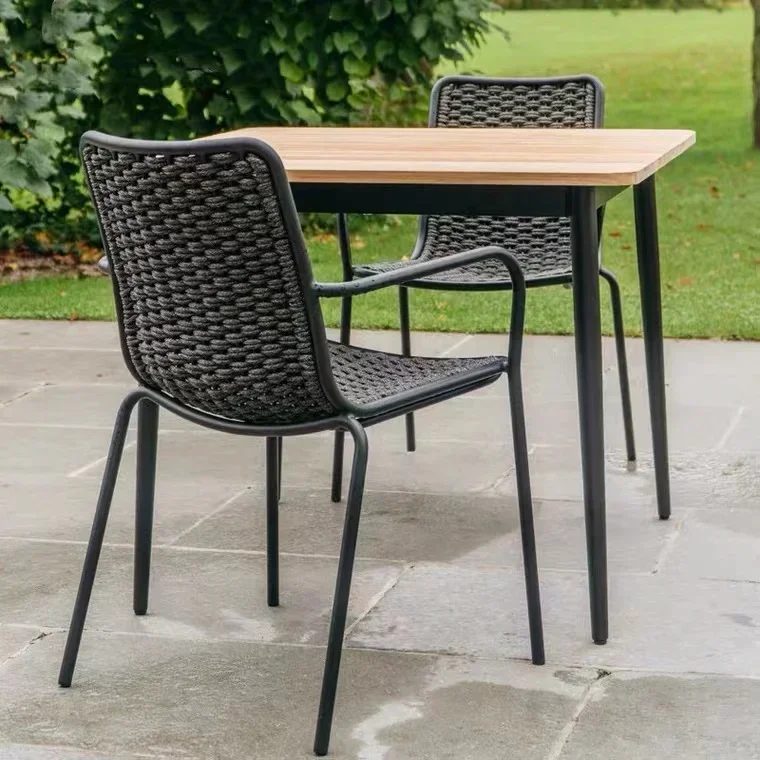 Premium  Superior Outdoor Table And Chair Designer Courtyard Garden Dining Table Open Terrace Restaurant Sun Protection