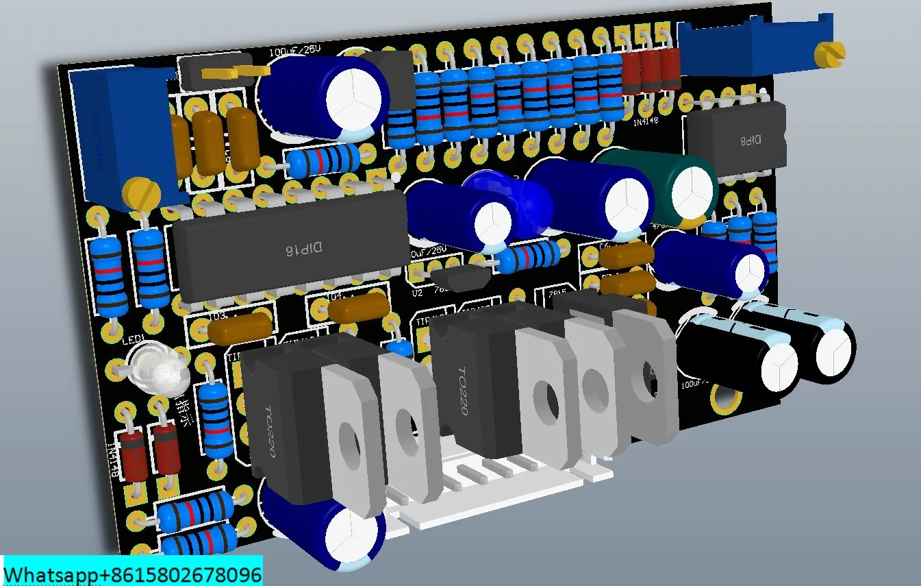 The High-power Inverter Front Stage Drive Plate High Frequency and Low Frequency Universal Can Push 5 Kilowatts Above the Machin