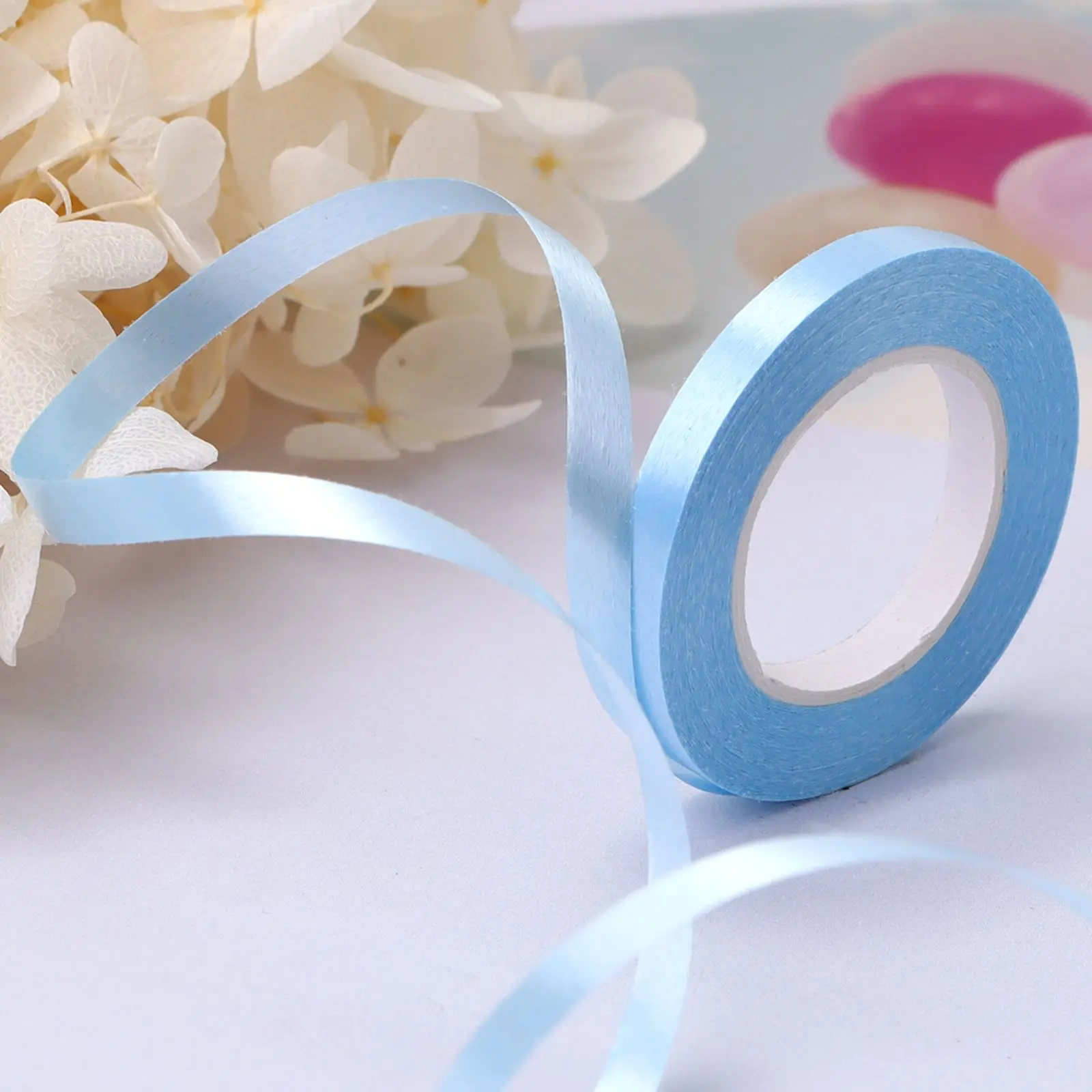 10 Meter/Rollen 5 mm Ballonband, Party, Geburtstag, Hochzeit, Zubehör, Laser-Ballonkette, Satinbänder, Basteln, DIY, Party-Dekoration