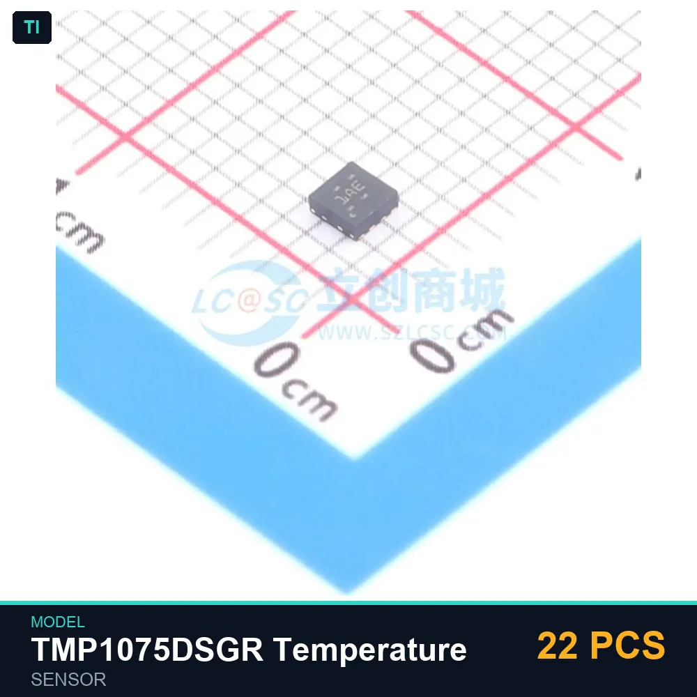 22 PCS TI TMP1075DSGR Temperature Sensor