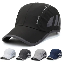 Outdoor Sports Tennis Cap Professional Golf Caps Men Cycling Hiking Fishing Breathable Mesh Visors Hat Women Summer Casquette 