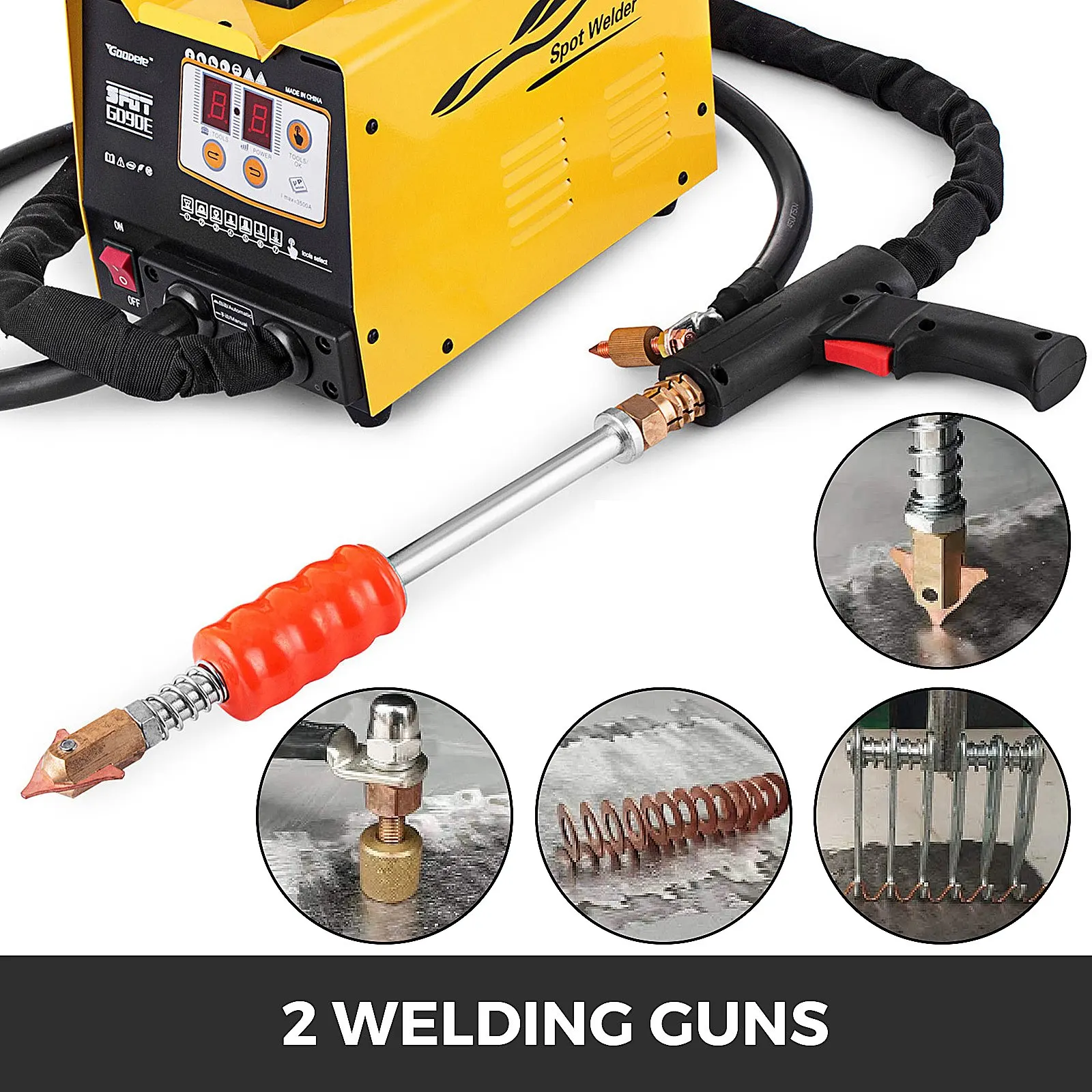 G90E Spot Welder Dent Puller, 3000W Stud Welder Dent Repair Kit, 7 Models Spot Welding Machine for Car Body Dent Repair