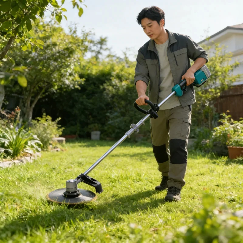

Wireless Rechargeable Grass Trimmer Portable Yard Lawn Mowing & Weeding Equipment