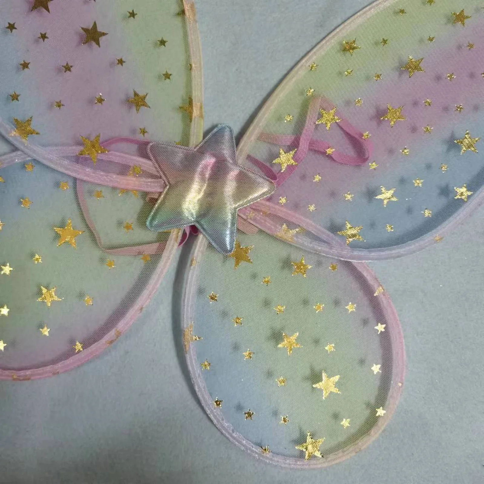 요정 나비 날개 할로윈 천사 코스프레 날개 조정 가능한 탄성 스트랩이 있는 카니발 롤플레이 의상 어린이 여성용