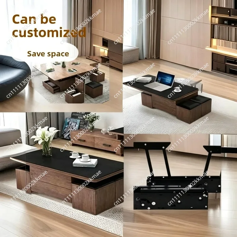 Multifunctional Smart Furniture, Hardware Accessories, Dining Table, Coffee Table, Dual-purpose Double-action Lifting Bracket