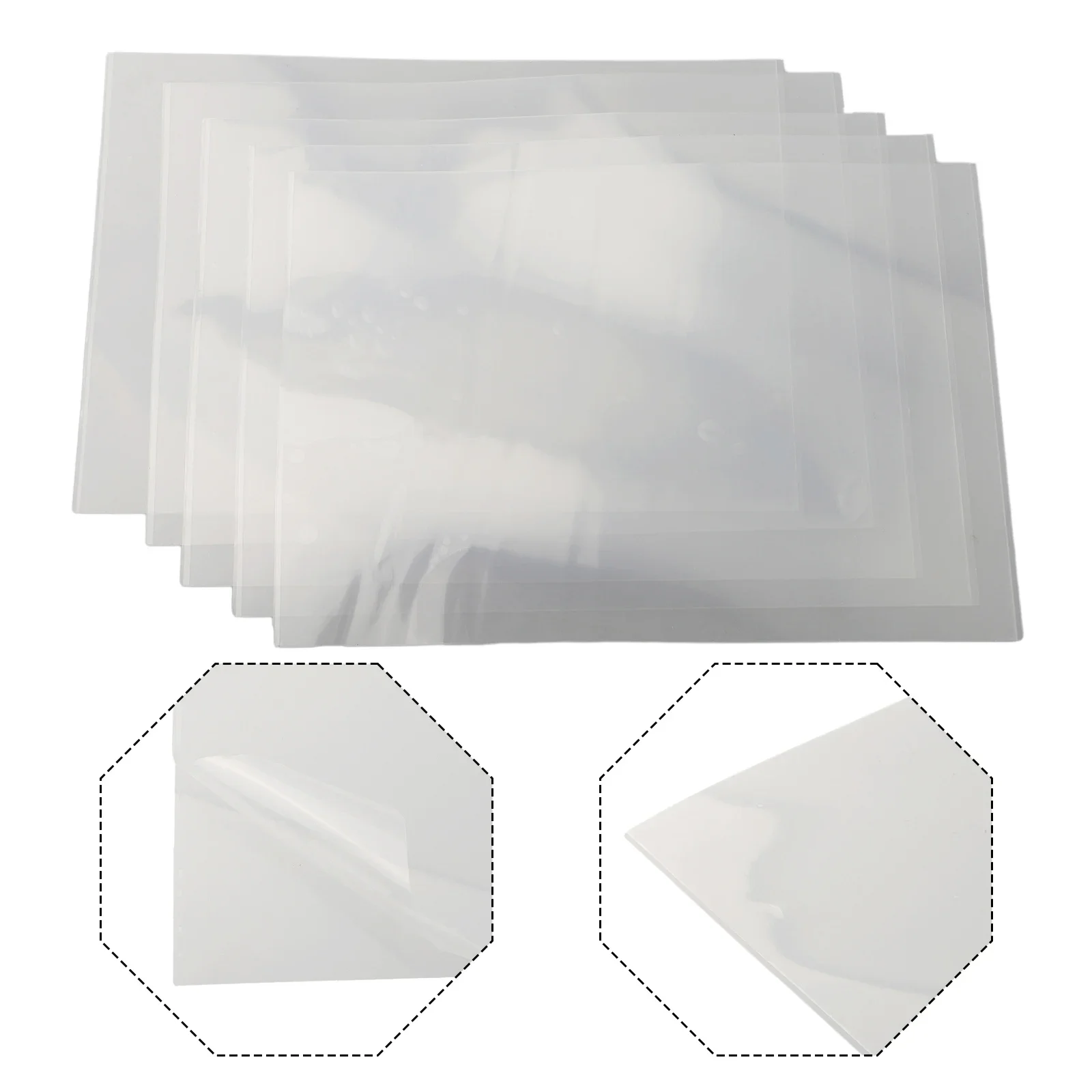 5PC Large FEP Film Thickness 0.15mm DLP Light Curing FEP Releasefilm 3D Printers Transparent 140mm*200mm 3D Printing Parts