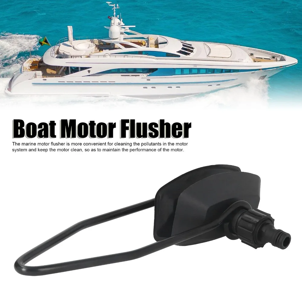 Portable Nylon Rectangular Head Marine Motor Flusher Single Tube Water Washer Engine Ear Muffs Marine Flusher Kit For Yacht