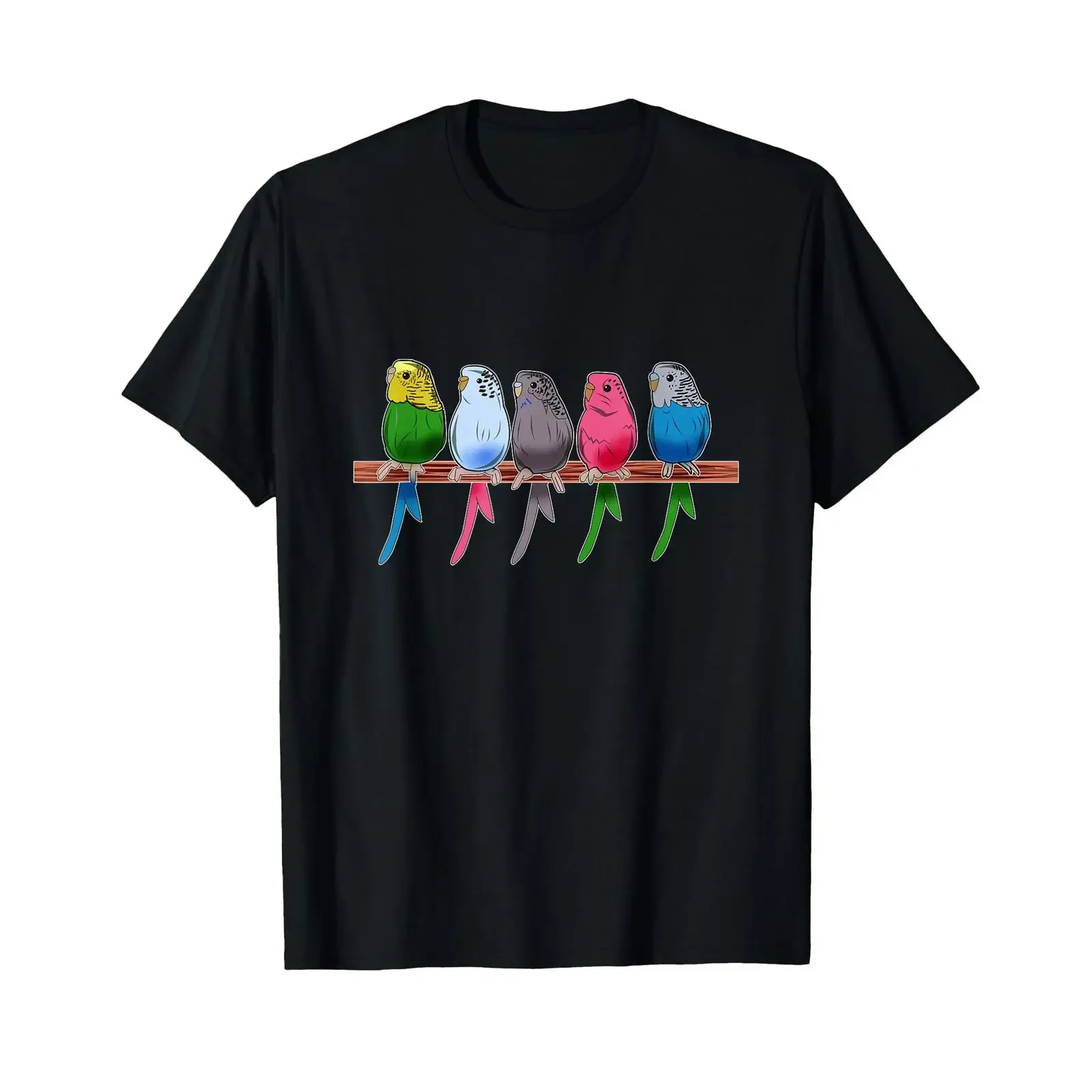 Funny Budgie Pet Bird Parakeet Budgerigar T Shirt vintage Washed graphic Soft Breathable fashion Top For Everyday Wear