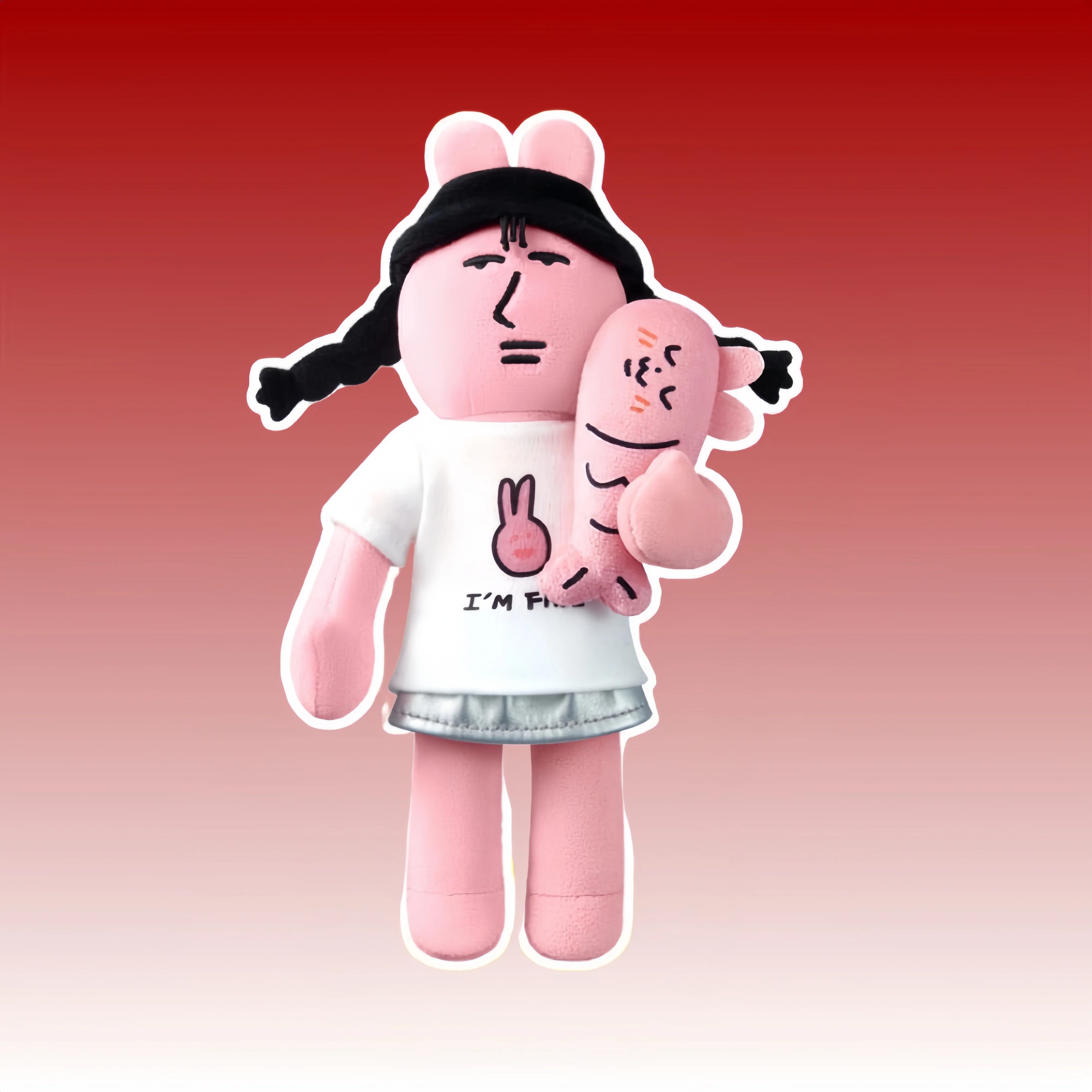 الوردي الأرنب OOTD سلسلة أفخم صندوق أعمى لطيف اللعب دمية عمل أرقام هدية المد اللعب الإبداعية ديكور الهدايا هدية غامضة