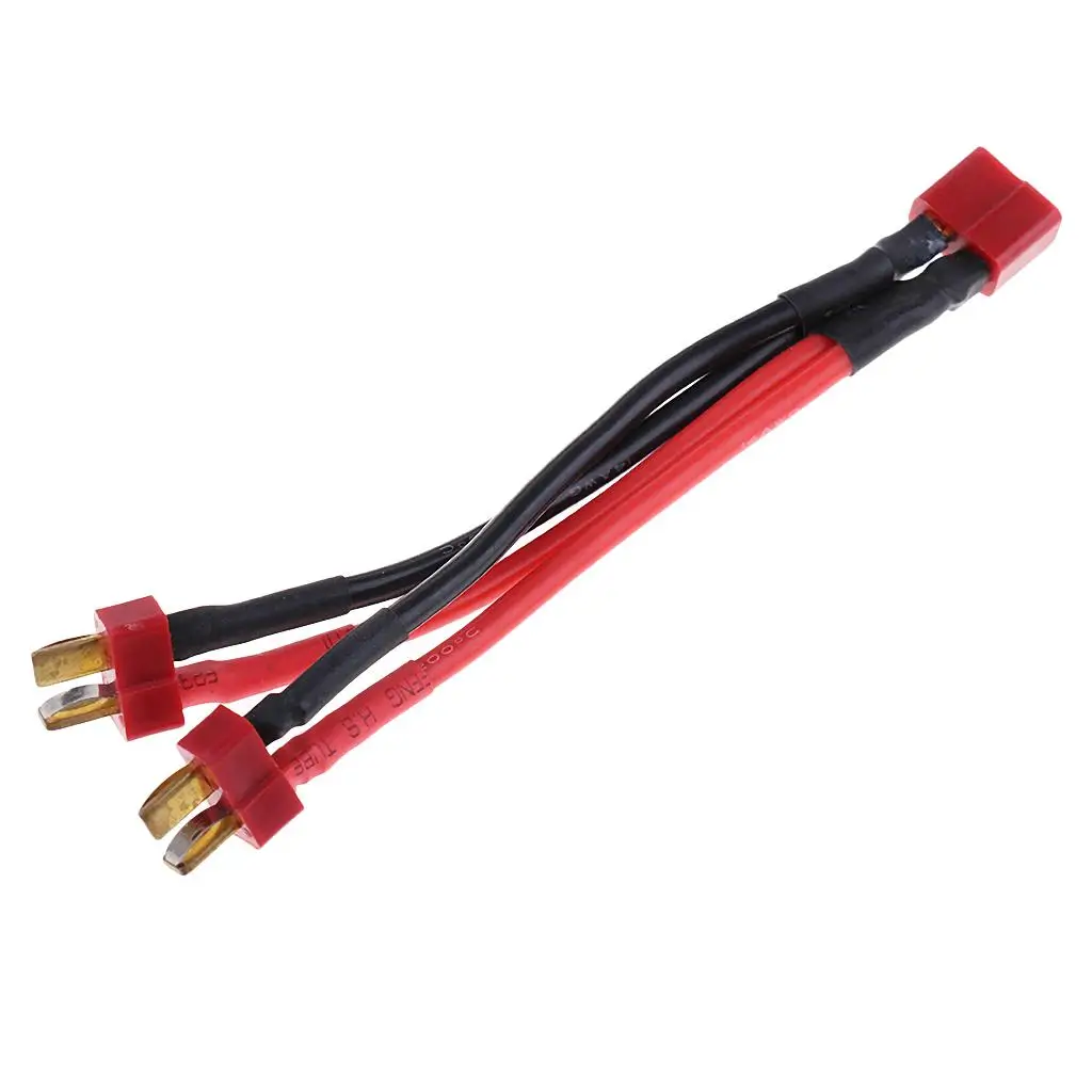 1PC Cable with Two Extensions And Parallel Battery Connection